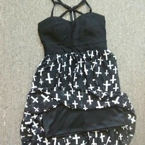*BLACK JUMPSUIT* Forever 21 Backless ^CUTE^ dress